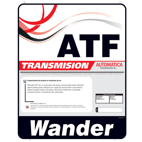 ATF DEXRON III  WANDER  205 L  TAMBOR (W0639)